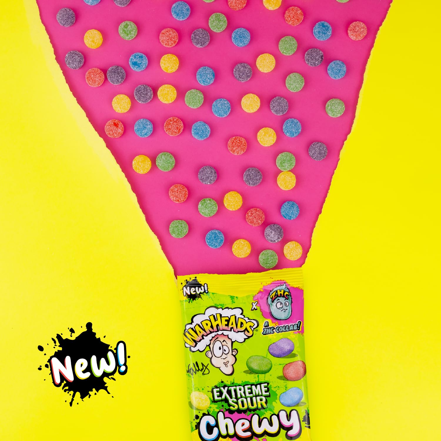 Amazon.com : WARHEADS Extreme Sour Chewy Candy ZHC Collaboration 3